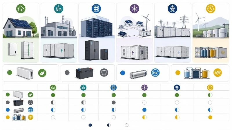 Best battery type by use case Best battery type by use case